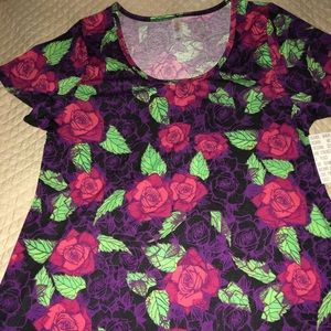 NWT LLR Classic T Rose Print